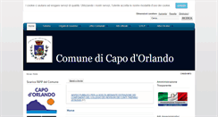 Desktop Screenshot of comune.capodorlando.me.it